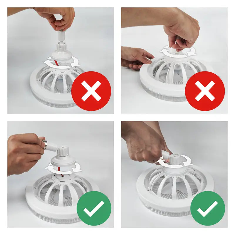 White LED Dimmable Smart Ceiling Fan Light with Remote Control, 3-Speed 3-Color Temperatures (Warm White/Cool Daylight/Natural), 17 Modes, Scented Tablet Compatibility, Upgraded Crystal Lampshade.