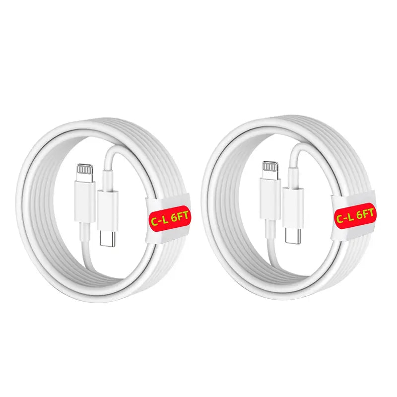 [Fast Charger] Apple Fast Charger Block, 20W Type C for iPhone 14/13/12/11 Pro Max/Xs Max/XR/X | 6ft USB C to Lightning Cable, Fast Charging for iPhone 13 14